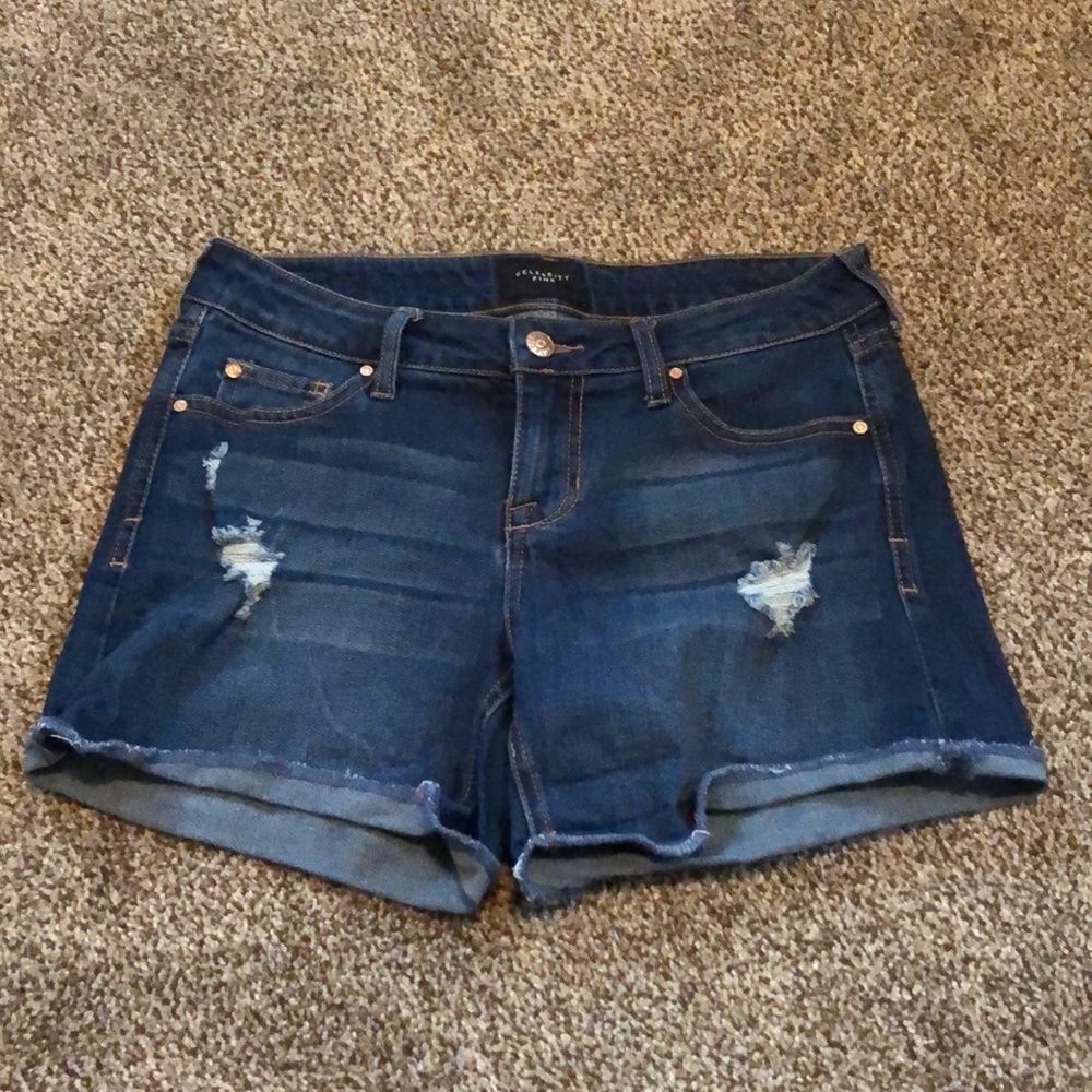 Celebrity Pink Denim Shorts